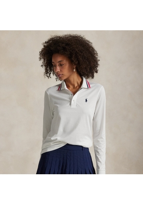 Tailored Fit Long-Sleeve Polo Shirt