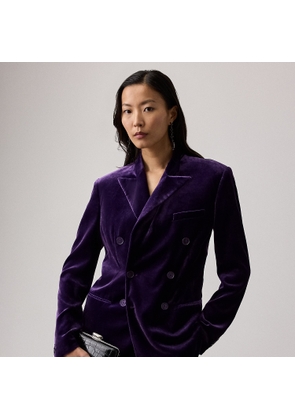 Ansley Stretch Velvet Jacket