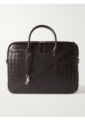 Bottega Veneta - Getaway Intrecciato Leather Briefcase - Men - Brown