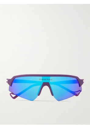 DISTRICT VISION - Choji Turbo Blade D-Frame TR90 Sunglasses - Men - Blue