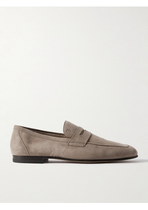 Tod's - Suede Penny Loafers - Men - Neutrals - UK 6