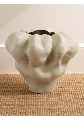 L'Objet - Timna Porcelain Vase - Men - Neutrals
