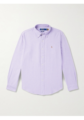 Polo Ralph Lauren - Button-Down Collar Cotton Oxford Shirt - Men - Purple - XS