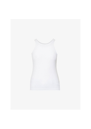 Womens Toteme Ribbed Cotton-Blend Tank Top