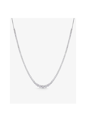 Womens Carat London Quentin Sterling-Silver and Cubic Zirconia Necklace