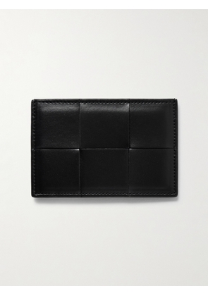 Bottega Veneta - Intrecciato Leather Cardholder - Men - Black