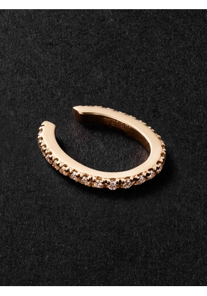 KOLOURS JEWELRY - Luna Spectra Oval 14-Karat Gold Diamond Ear Cuff - Men - Gold