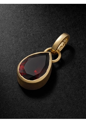 Foundrae - Forever & Always a Pair 18-Karat Gold Garnet Pendant - Men - Red