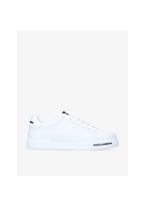 Mens Dolce & Gabbana Portofino Leather Low-Top Trainers