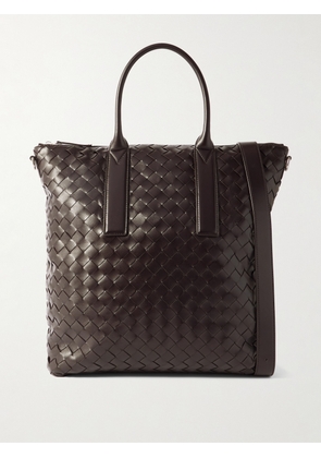 Bottega Veneta - N/S Intrecciato Leather Tote Bag - Men - Brown