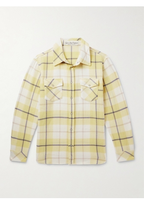 God's True Cashmere - Dreamer Checked Cashmere Shirt - Men - Yellow - S
