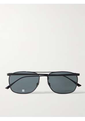 SAINT LAURENT - Aviator-Style Metal Sunglasses - Men - Black