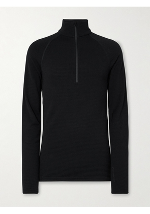 Houdini - Desoli Solid Merino™ Half-Zip Ski Base Layer - Men - Black - S