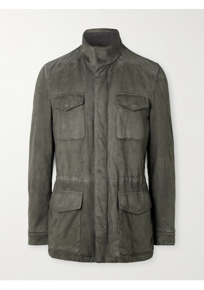Thom Sweeney - Suede Field Jacket - Men - Gray - S