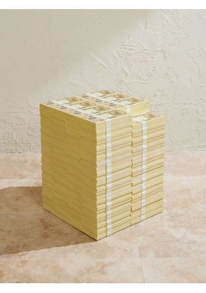 SAINT MXXXXXX - Bape Money Resin Stool - Men - Yellow