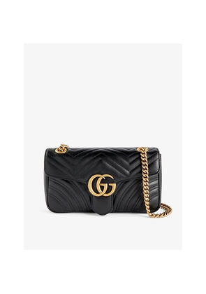 Womens Gucci Marmont Quilted Leather Shoulder Bag