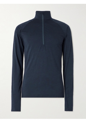 Houdini - Desoli Solid Merino™ Half-Zip Ski Base Layer - Men - Blue - S