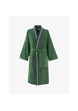 Mens Lacoste Club Kimono-Style Terry Cotton Bathrobe