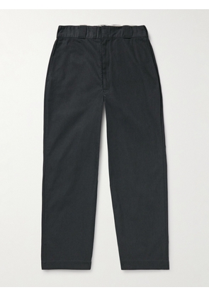 A.PRESSE - Work Straight-Leg Cotton-Blend Chinos - Men - Gray - 1