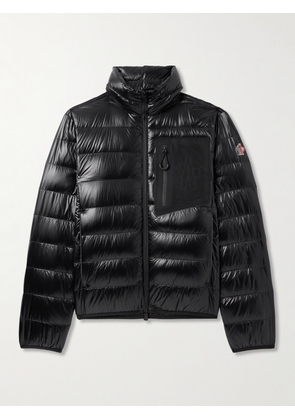 Moncler Grenoble - Logo-Appliquéd Quilted Padded Mesh-Trimmed Ripstop Down Jacket - Men - Black - 1