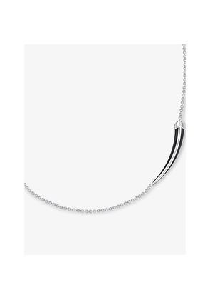 Womens Shaun Leane Sabre Sterling Silver and Ceramic Necklace