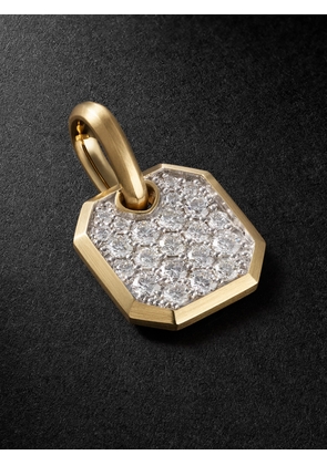 David Yurman - Octagonal Amulet 18-Karat Gold Diamond Pendant - Men - Gold