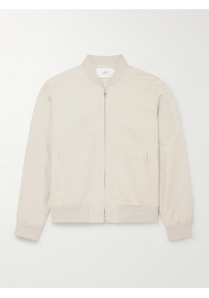 Mr P. - Linen and Cotton-Blend Bomber Jacket - Men - Neutrals - XS