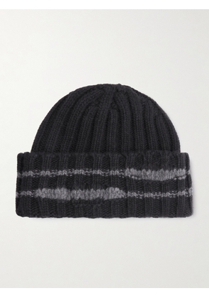 mfpen - Court Ribbed Wool Beanie - Men - Black
