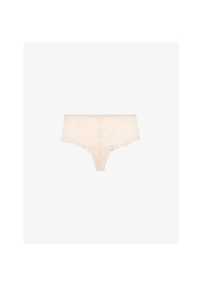 Womens Simone Perele Karma Scallop-Trim Stretch-Lace Briefs