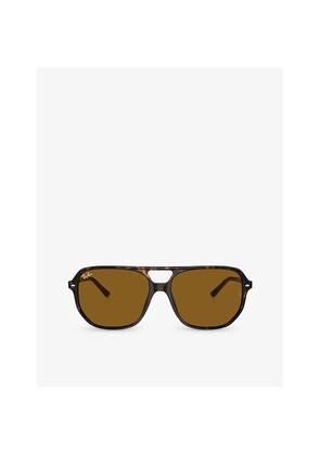Ray-Ban Rb2205 Bill One Irregular-Frame Acetate Sunglasses