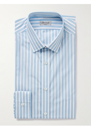 Charvet - Striped Cotton-Poplin Shirt - Men - Blue - EU 38
