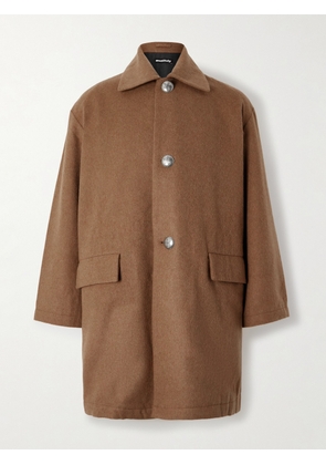 Monitaly - Jute Wool-Blend Coat - Men - Brown - UK/US 38