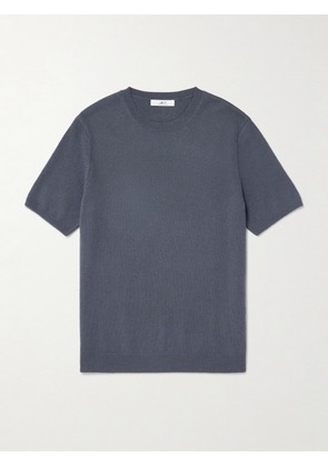 Mr P. - Knitted Cashmere T-Shirt - Men - Gray - XS