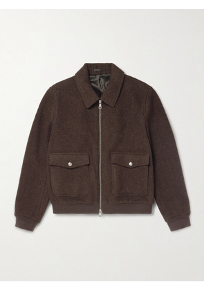 Mr P. - Wool-Blend Bouclé Blouson Jacket - Men - Brown - XS