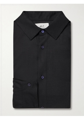 Mr P. - Wool, Silk and Cashmere-Blend Shirt - Men - Gray - XS