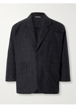 Monitaly - Checked Wool-Blend Suit Jacket - Men - Gray - UK/US 36