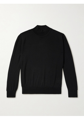Mr P. - Merino Wool Mock-Neck Sweater - Men - Black - XS
