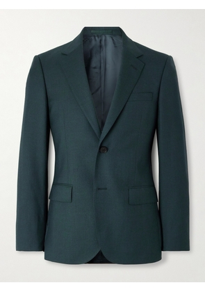 Mr P. - Luxe Slim-Fit Wool and Silk-Blend Suit Jacket - Men - Green - 38