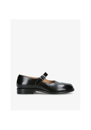 Womens Maison Margiela Tabi Split-Toe Leather Mary-Janes