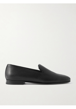 Manolo Blahnik - Mario Leather Loafers - Men - Black - UK 7