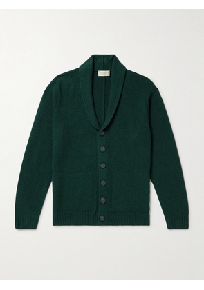 John Smedley - Rockford Shawl-Collar Recycled-Cashmere and Merino Wool-Blend Cardigan - Men - Green - S