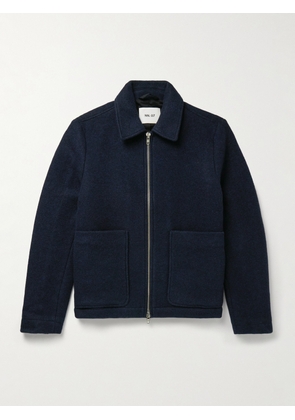 NN07 - Gael 8267 Brushed Wool-Blend Jacket - Men - Blue - S