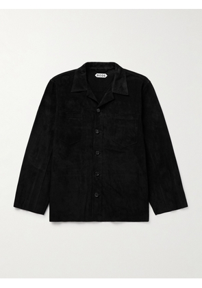 BODE - Suede Overshirt - Men - Black - XS
