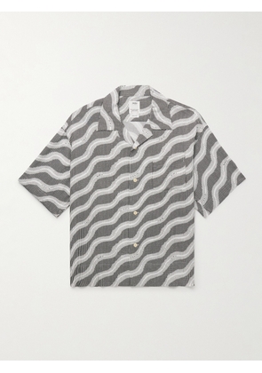Visvim - Copa Camp-Collar Printed Canvas Shirt - Men - Gray - 1
