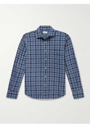 Hartford - Paul Checked Cotton-Flannel Shirt - Men - Blue - S