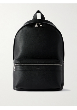 Mr P. - Full-Grain Leather Backpack - Men - Black