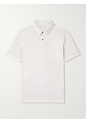 James Perse - Cotton-Jersey Polo Shirt - Men - Gray - 1