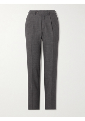 Canali - Straight-Leg Pleated Wool Suit Trousers - Men - Gray - IT 46