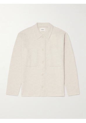 NN07 - Jonas 6398 Brushed Merino Wool Overshirt - Men - Neutrals - S