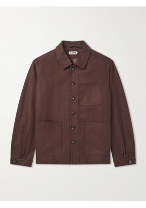 BODE - Franck Wool-Twill Jacket - Men - Brown - S